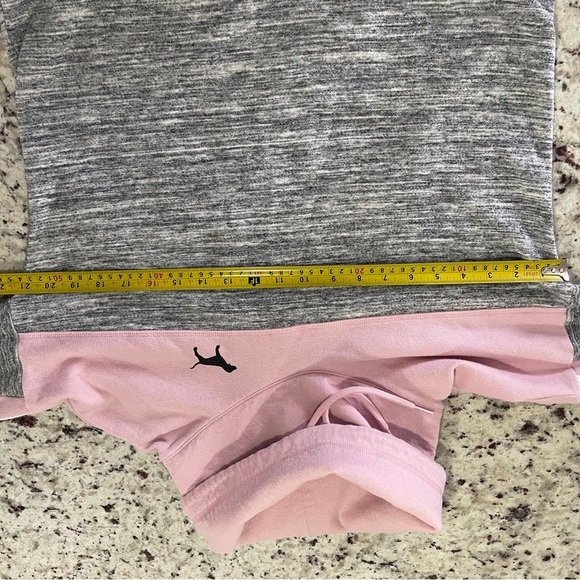 Victoria’s Secret Pink High Cowl Neck Pullover Size XS Sweatshirt Colorblock - Picture 7 of 8